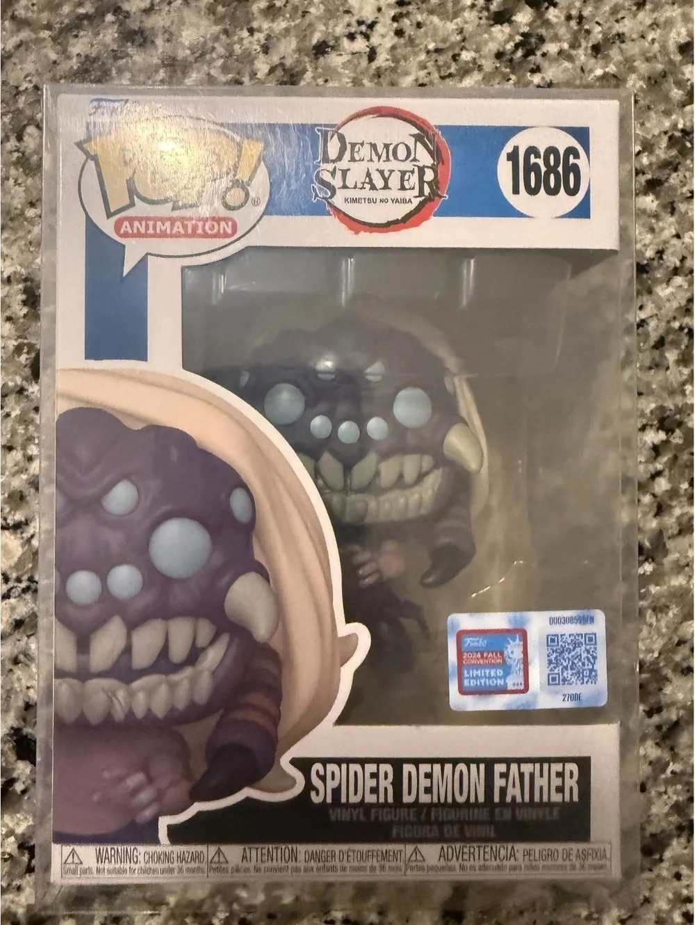 Funko Pop! Demon Slayer Spider Demon Father #1686 Fall Convention LE NM